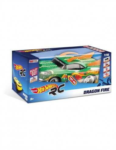 Hot wheels - Macchina Dragon Fire Radiocomandata scala 1:16 - WON63506 | Futurartb2b Ingrosso Giocattoli