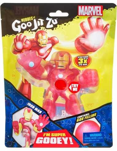 Goo Jit Zu - Iron Man super elastico 13 cm - GRAGJT04000-2 | Futurartb2b Ingrosso Giocattoli