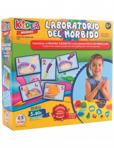 KIDEA - Laboratorio del Morbido pasta da modellare - GLO38340 | Futurartb2b Ingrosso Giocattoli