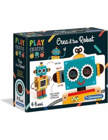 Play Creative - Crea il tuo Robot - CLE15262 | Futurartb2b Ingrosso Giocattoli