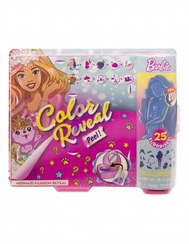 Barbie Color Reveal Peel Sirena con 25 sorprese - FICGXV93 | Futurartb2b Ingrosso Giocattoli