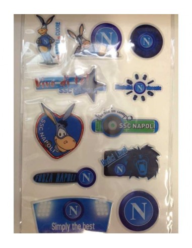 stickers rilievo resinati napoli - 29559 | Futurartb2b Ingrosso Giocattoli