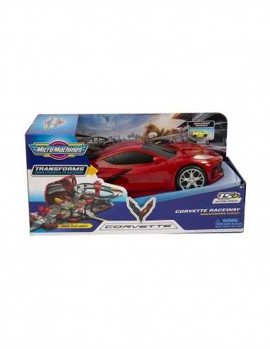 Micromachines - Corvette trasformabile in pista - GRAMCM13000 | Futurartb2b Ingrosso Giocattoli