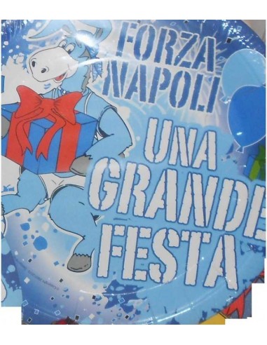 piatti 23 centimetri Napoli grande festa - 164156 | Futurartb2b Ingrosso Giocattoli