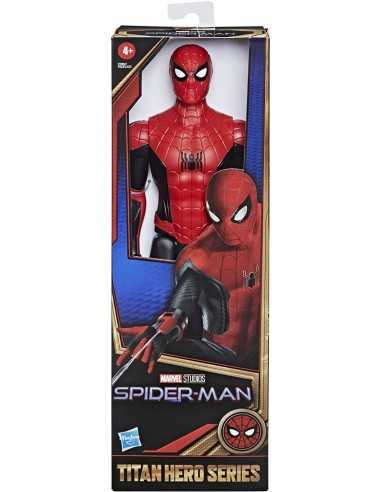 Spider-Man Titan Hero con nuova tuta rossa e nera 30 cm - HASF0233/F2052 | Futurartb2b Ingrosso Giocattoli