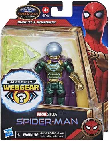 Spider-Man personaggio Mysterio - Mystery Web Gear 15 cm - HASF2031/F1914 | Futurartb2b Ingrosso Giocattoli