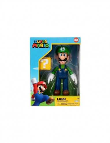 Super Mario personaggio Luigi con box interrogativo - OLD40605 | Futurartb2b Ingrosso Giocattoli