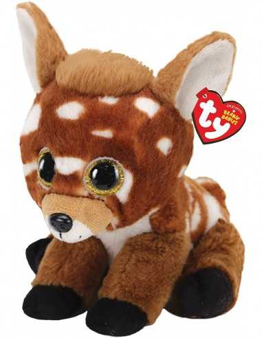 Peluche Cervo Buddy Buckley - Beanie Babies 28 cm - CRAT90283 | Futurartb2b Ingrosso Giocattoli