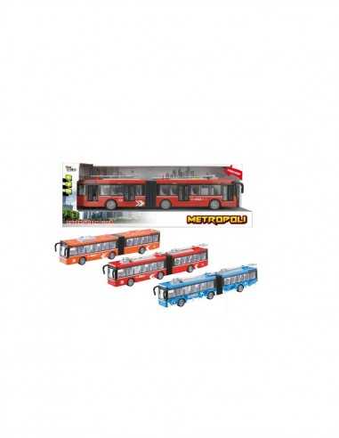 Bus snodato con luci e suoni in scala 1 : 16 - 3 colori - TOY27440 | Futurartb2b Ingrosso Giocattoli