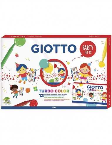 Giotto - Party Gift Turbo Color confezione 12 astucci - ARVF314000 | Futurartb2b Ingrosso Giocattoli