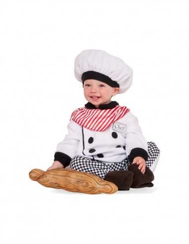 Costume Piccolo Chef taglia 6 - 12 mesi - MAG510318-6/12 | Futurartb2b Ingrosso Giocattoli