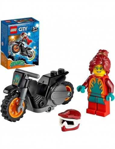 Lego City - Stunt Bike moto antincendio 60311 - LEG6351021 | Futurartb2b Ingrosso Giocattoli