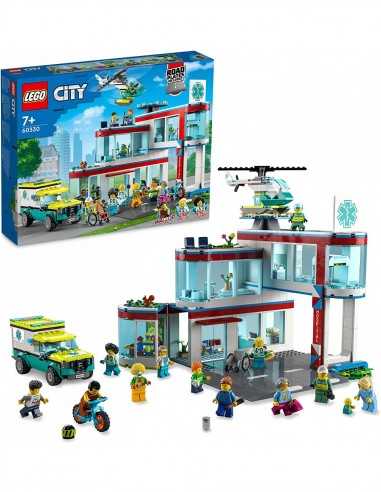 Lego City - Ospedale 60330 - LEG6379633 | Futurartb2b Ingrosso Giocattoli