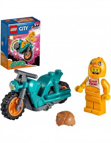 Lego City - Stunt Bike della gallina 60310 - LEG6351016 | Futurartb2b Ingrosso Giocattoli