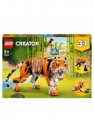 Lego Creator 31129 - Tigre maestosa - LEG6379824 | Futurartb2b Ingrosso Giocattoli