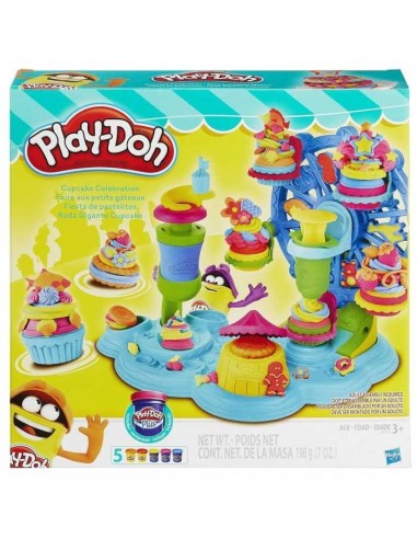 play doh pasta da modellare cupcake celebration playset - HASB1855EU40 | Futurartb2b Ingrosso Giocattoli