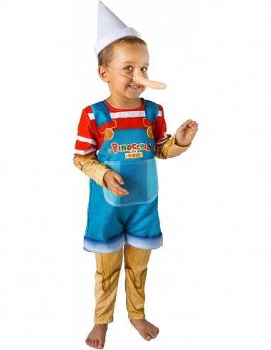 Costume Pinocchio - 3/4 anni - CIA14599.3-4 | Futurartb2b Ingrosso Giocattoli