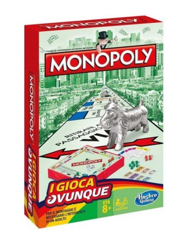 Monopoly - Travel Versione da Viaggio - 141651 | Futurartb2b Ingrosso Giocattoli