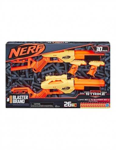 Nerf Pistole Alpha Strike Lynx SD-1 e Stinger SD-1 - TOYE7579 | Futurartb2b Ingrosso Giocattoli