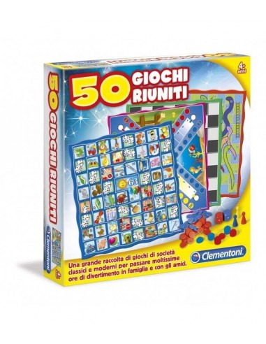 gioco di societ 50 giochi riuniti - 2128607948438 | Futurartb2b Ingrosso Giocattoli