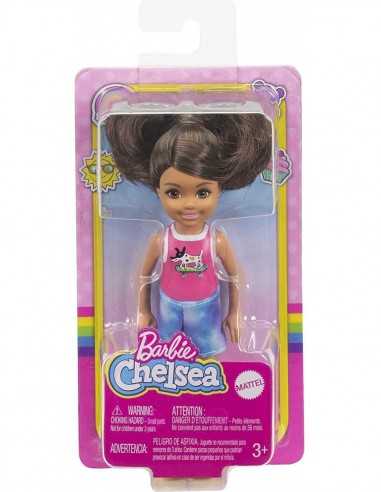 Barbie Chelsea - mini bambola con maglia rosa - TOYDWJ33/GXT40 | Futurartb2b Ingrosso Giocattoli