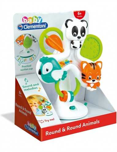 Baby Clem - Giostrina Round e Round Animals - CLE17261 | Futurartb2b Ingrosso Giocattoli