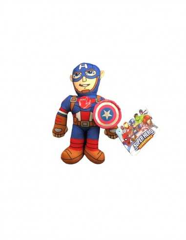 Peluche Marvel Capitan America con suoni - 38 cm - PTS07299 | Futurartb2b Ingrosso Giocattoli