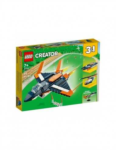 Lego Creator 31126 - Jet super sonico 3 in 1 - LEG6371106 | Futurartb2b Ingrosso Giocattoli