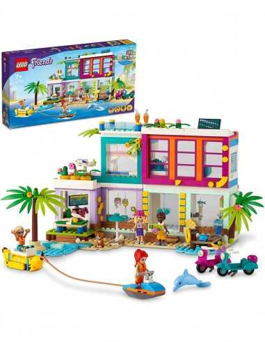 Lego Friends 41709 - Casa delle vacanze sulla spiaggia - LEG6379054 | Futurartb2b Ingrosso Giocattoli