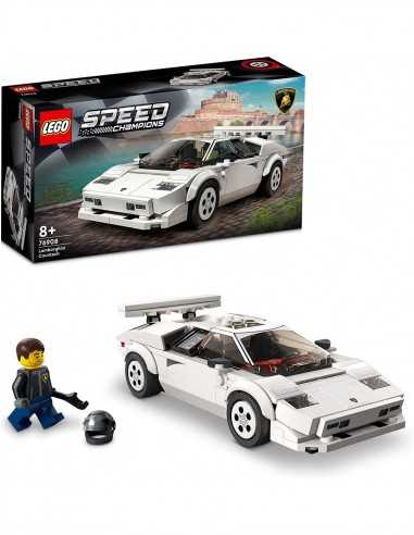 Lego Speed Champions 76908 - Lamborghini Countach bianca - LEG6379690 | Futurartb2b Ingrosso Giocattoli