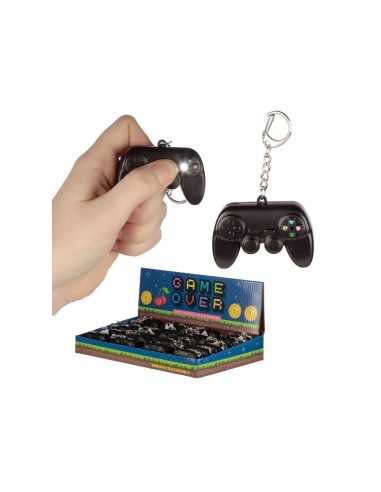 Portachiavi a forma di controller game over con luce e suono - PUCKEY169 | Futurartb2b Ingrosso Giocattoli