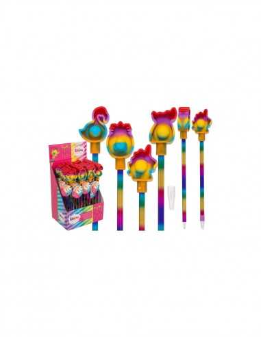 Penna a sfera Rainbow Fidget Pop Toy - 4 modelli - OTB29/2807 | Futurartb2b Ingrosso Giocattoli