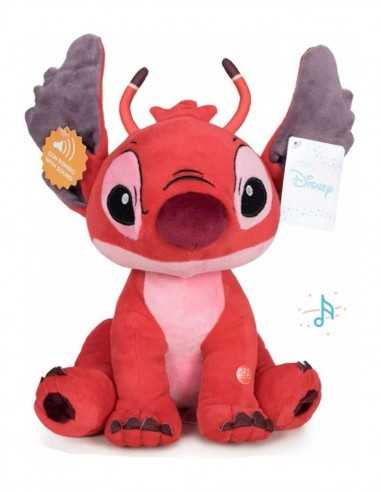 Peluche Lilo e Stitch - personaggio Leroy con suoni 35 cm - PTS860004372 | Futurartb2b Ingrosso Giocattoli