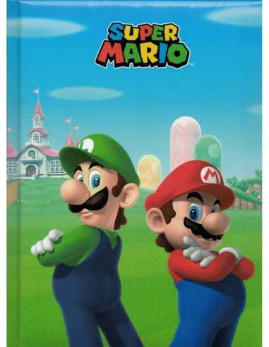 Diario standard Super Mario con Luigi 12 mesi 22-23 - PAN67502-1 | Futurartb2b Ingrosso Giocattoli