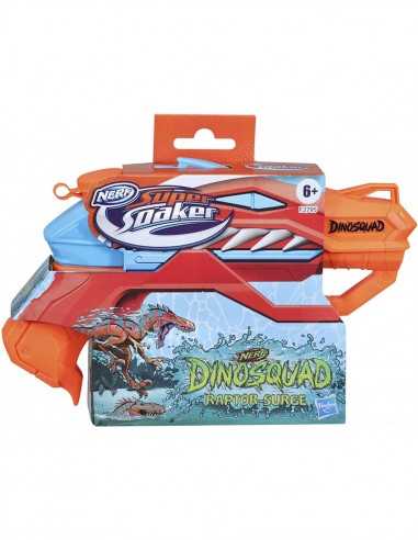 Nerf blaster Super Soaker Raptor-Surge Dinosquad - HASF2795 | Futurartb2b Ingrosso Giocattoli