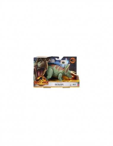 Jurassic World - Triceratops Attacco Ruggente - MAGHDX17/HDX34 | Futurartb2b Ingrosso Giocattoli