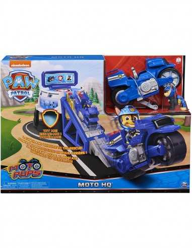 Paw Patrol Moto Pups rampa di lancio con veicolo e personaggio - FIC20129845 | Futurartb2b Ingrosso Giocattoli