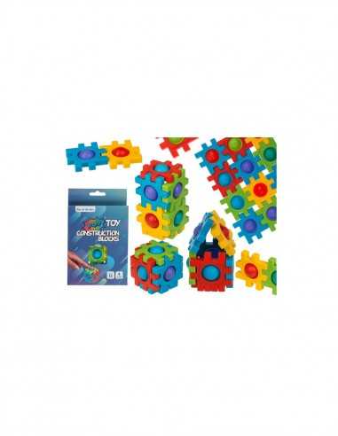 Fidget Pop Toy Elementi di costruzione 4 cm - OTB61/6692 | Futurartb2b Ingrosso Giocattoli