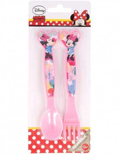 Minnie - Set 2 posate in plastica - RTIST51116 | Futurartb2b Ingrosso Giocattoli