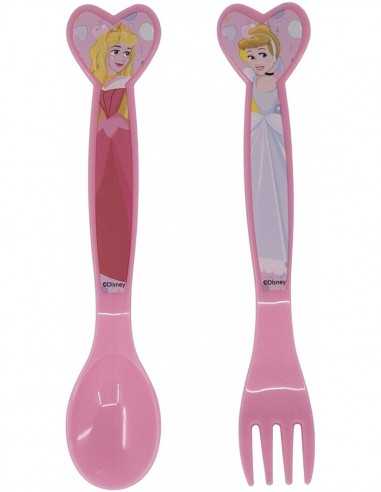 Disney Principesse - Set 2 posate in plastica - RTIST51216 | Futurartb2b Ingrosso Giocattoli