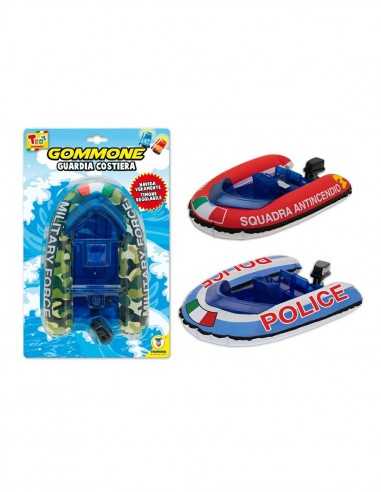 Gommone a batterie Squadra Operativa - 3 modelli - TEO65939 | Futurartb2b Ingrosso Giocattoli