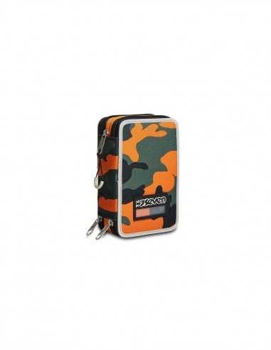 Seven Astuccio organizzato con 3 zip Boy camoupix - SEV301012201-630 | Futurartb2b Ingrosso Giocattoli