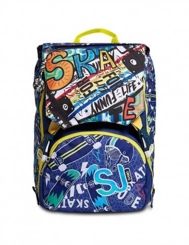 SJ Gang Zaino sdoppiabile con pattina reversibile Boy Funny Adventure - SEV2C2002201-574 | Futurartb2b Ingrosso Giocattoli