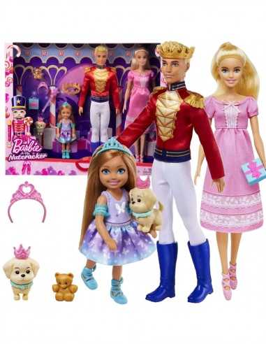 Barbie Schiaccianoci confezione con 3 bambole - GEBGXD61 | Futurartb2b Ingrosso Giocattoli