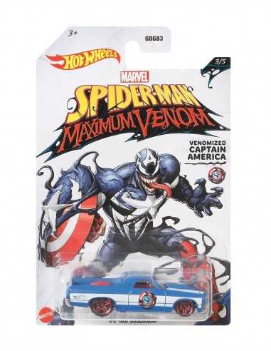 Hot Wheels Venomized veicolo Captain America in scala 1 : 64 - GEBGDG83/GJV26 | Futurartb2b Ingrosso Giocattoli