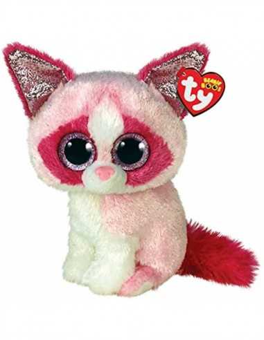 Peluche Gattina Mia rosa Beanie Boos 15 cm - CRAT36371 | Futurartb2b Ingrosso Giocattoli