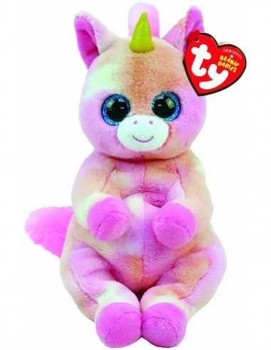 Peluche Unicorno Skylar Beanie Babies - 20 cm - CRAT40547 | Futurartb2b Ingrosso Giocattoli