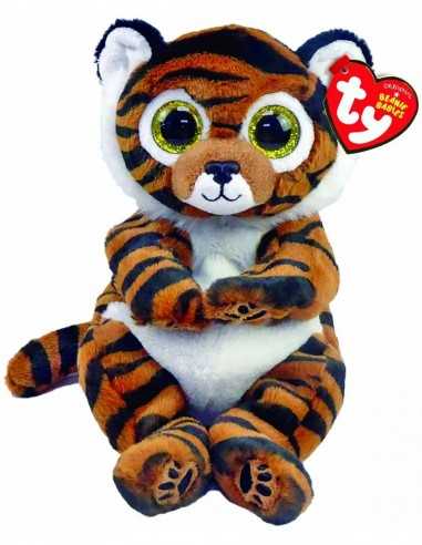 Peluche Tigre Clawdia Beanie Babies - 15 cm - CRAT40546 | Futurartb2b Ingrosso Giocattoli