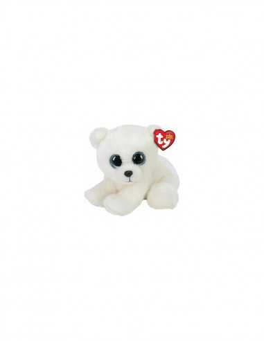 Peluche Orso Polare Ari Beanie Babies - 15 cm - CRAT40173 | Futurartb2b Ingrosso Giocattoli