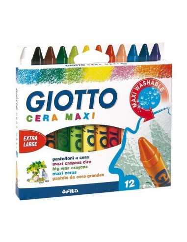 Giotto pastelli a cera maxi 12 pz 291200 - 93608 | Futurartb2b Ingrosso Giocattoli